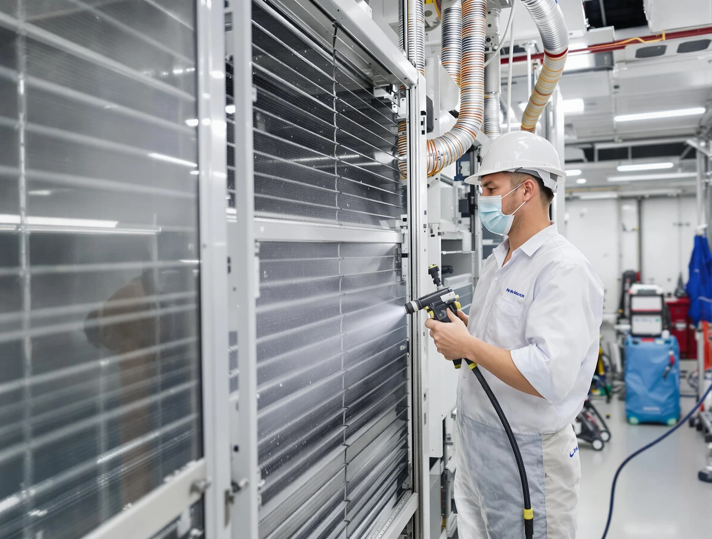 Professional AC coil cleaning by West Point Air Duct Cleaning in West Point