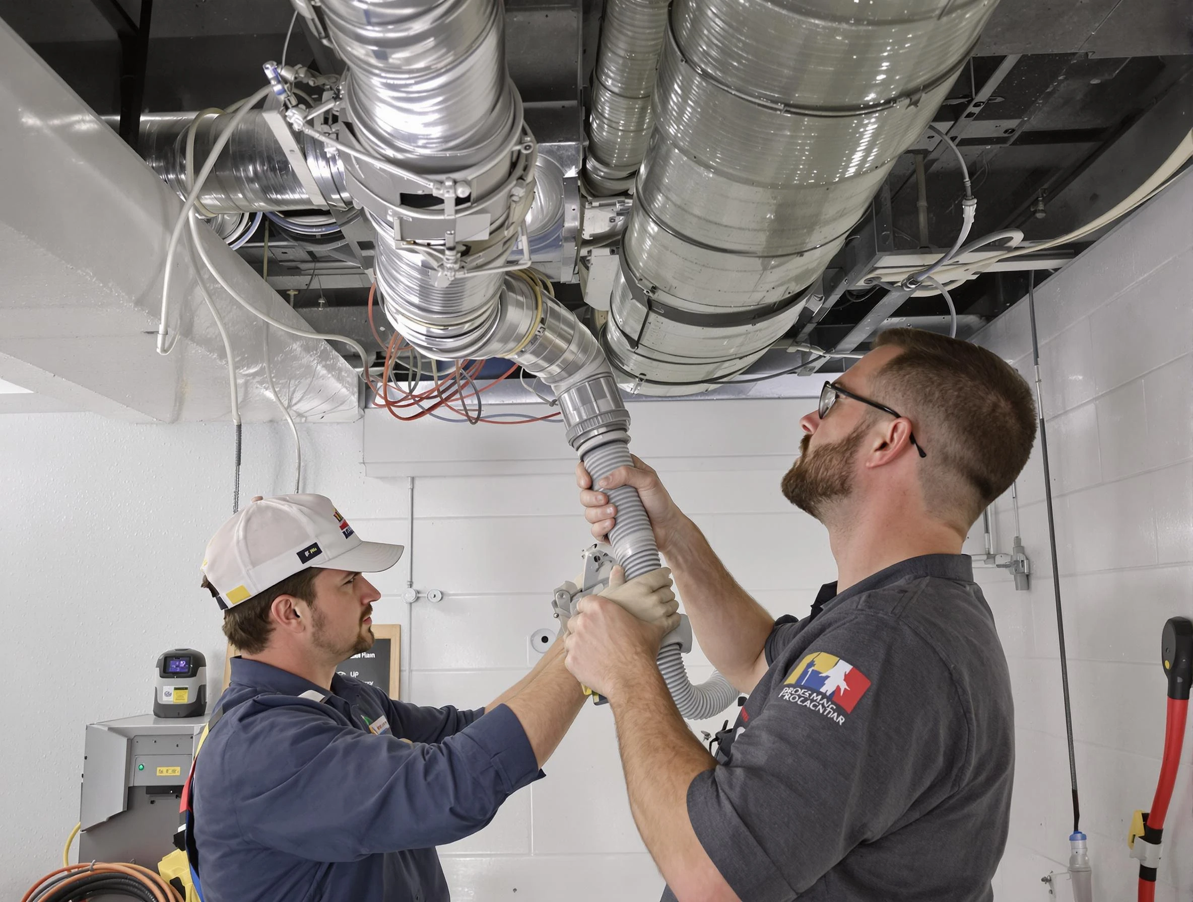 West Point Air Duct Cleaning technician performing thorough AC duct cleaning in West Point