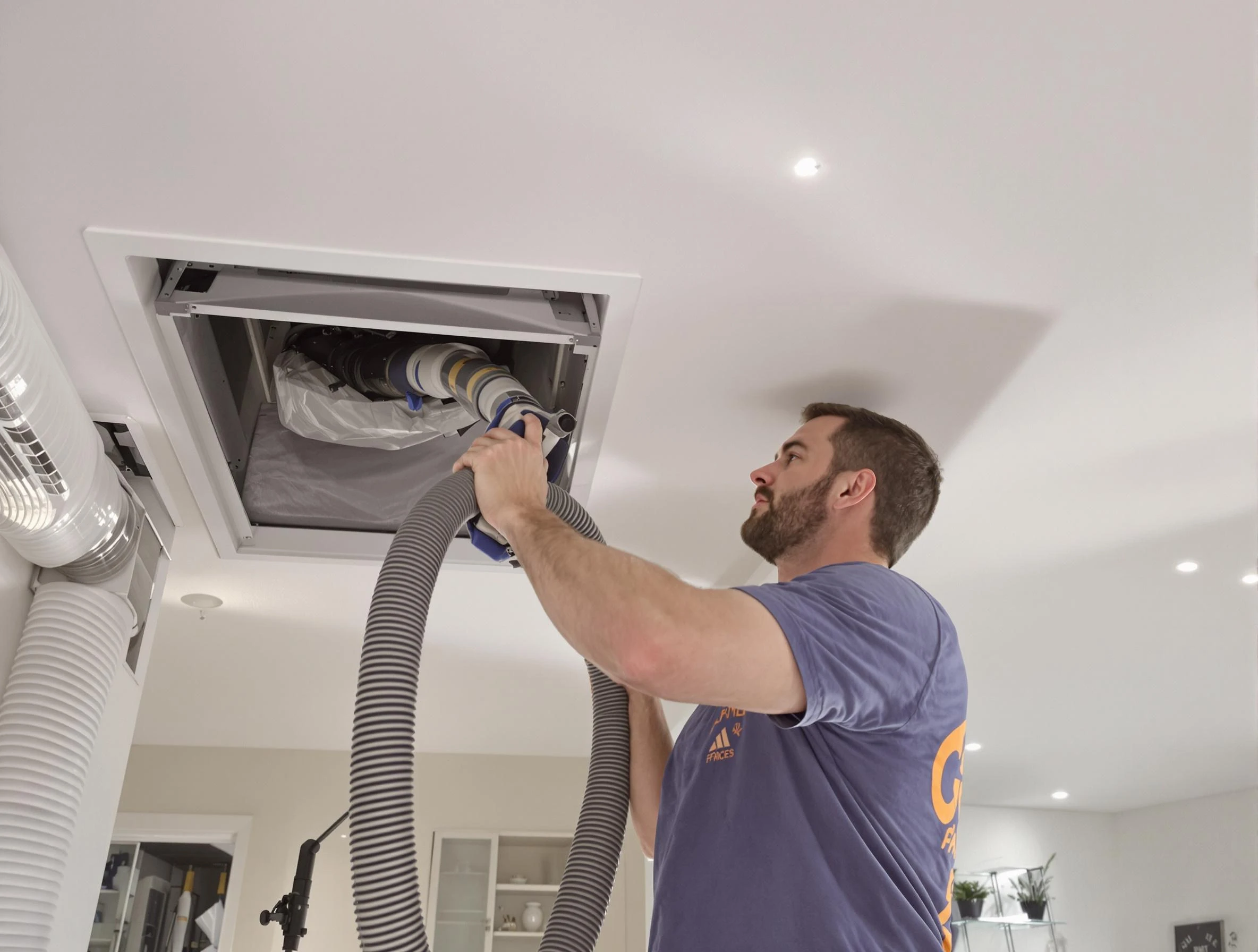 Precision indoor duct cleaning by West Point Air Duct Cleaning in West Point
