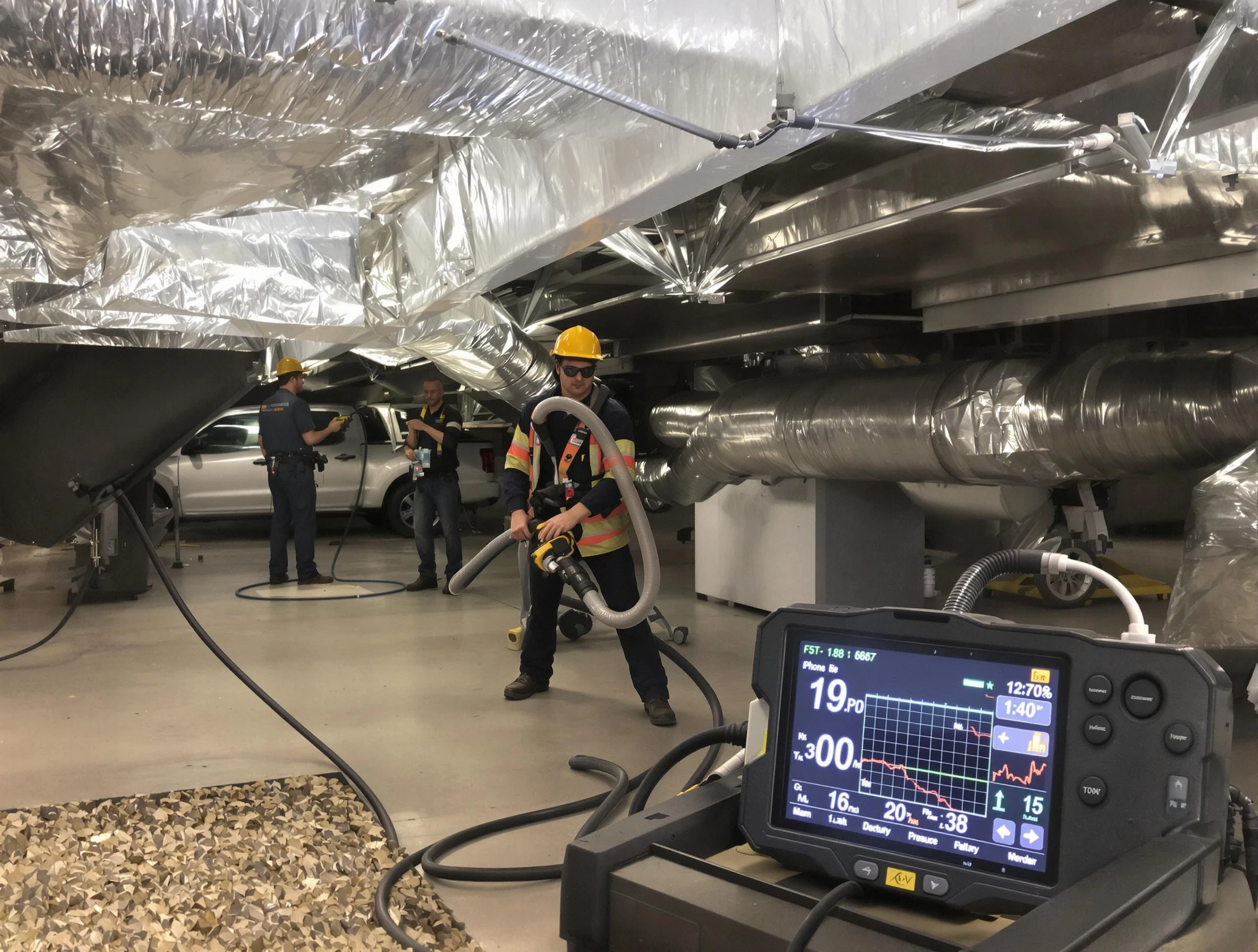 Professional negative pressure duct cleaning by West Point Air Duct Cleaning in West Point